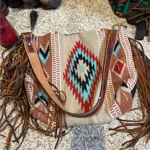 Espuela Bohemian Fringe Shoulder Bag